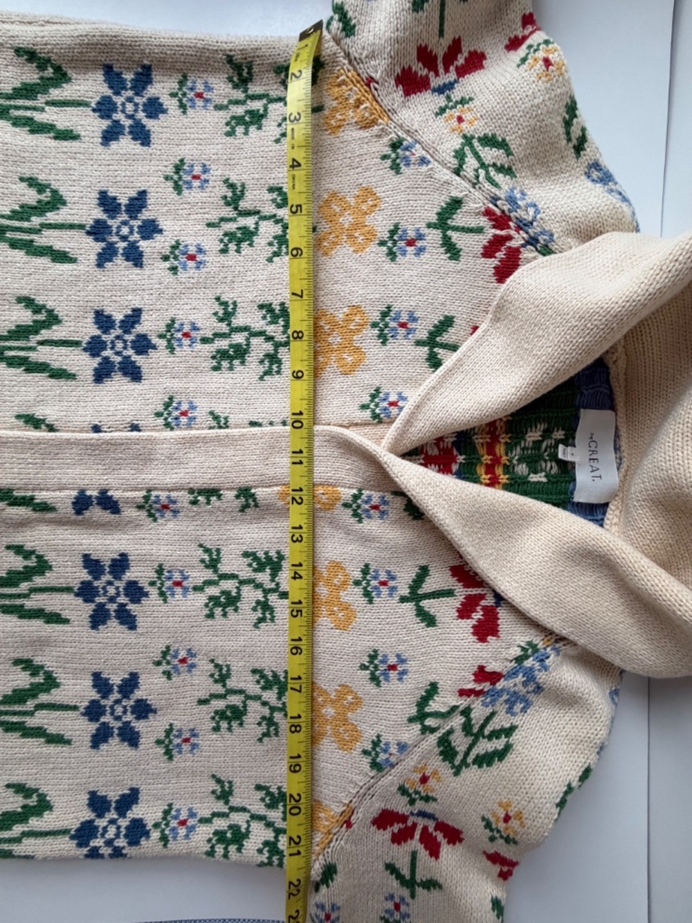 The Great Garden Lodge Cardigan Cream 0/XS - Picture 13 of 15